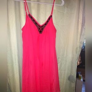 Womens0 coral pink Express mini dressp